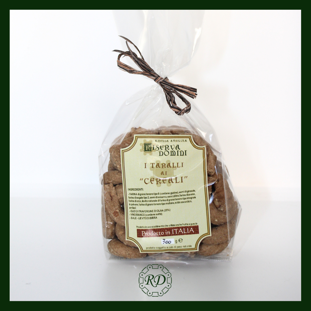I Taralli ai Cereali di Riserva Domini -  tondi 400 gr